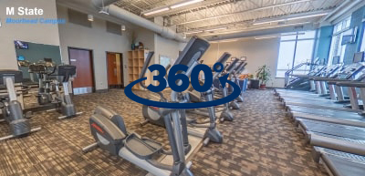 360 image of fitness center at M State Moorhead