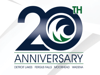 M State 20th Anniversary logo