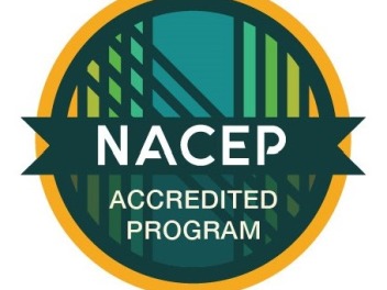 NACEP accredited program badge