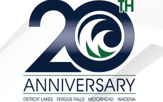 M State 20th Anniversary logo