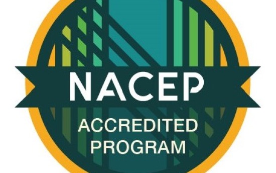 NACEP accredited program badge