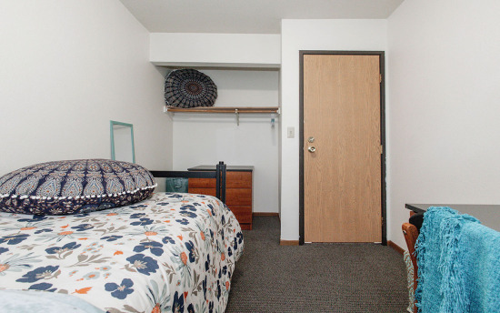 bedroom with closet